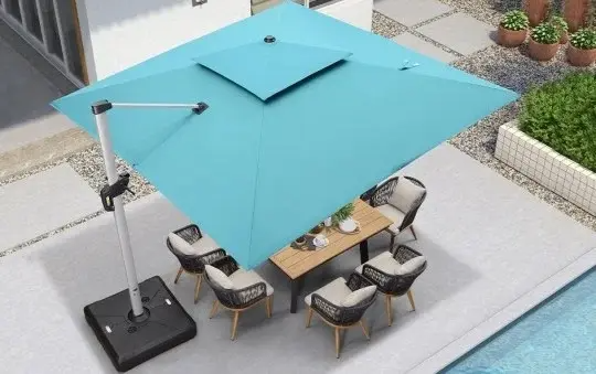 ⚡Clearance Sale☔Solar-powered LED parasol