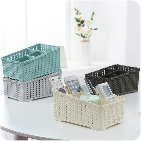 Bathroom Cosmetic Plastic Housekeeping Basket