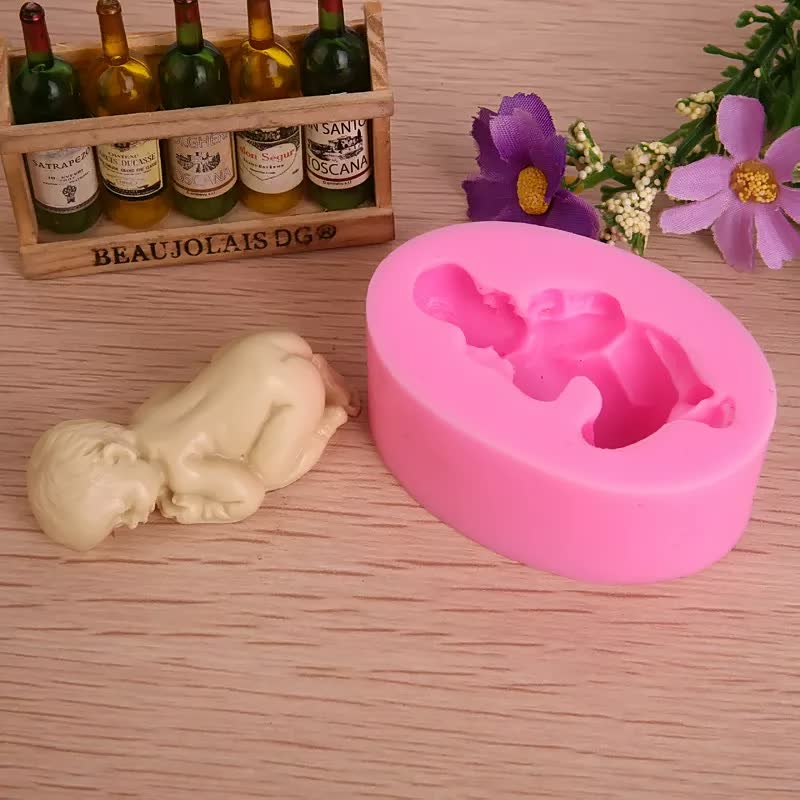 Silicone Cake Mould Diy Baby Baby Fondant Cake Mold Jelly Pudding Mould Silicone Baking Tools Convenient