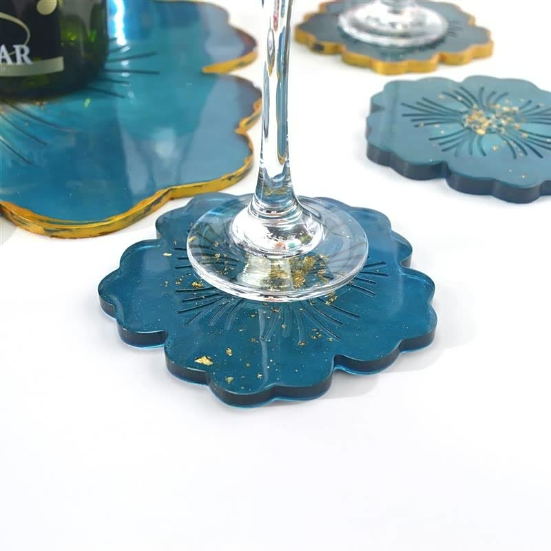 Flowers Coaster Mould Petal Silicone Tray