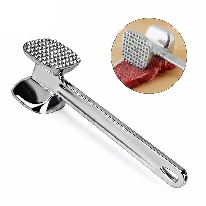 Aluminum Alloy Single-sided Prickly Loose Meat Tender Meat Hammer Steak Pork Chops Tool