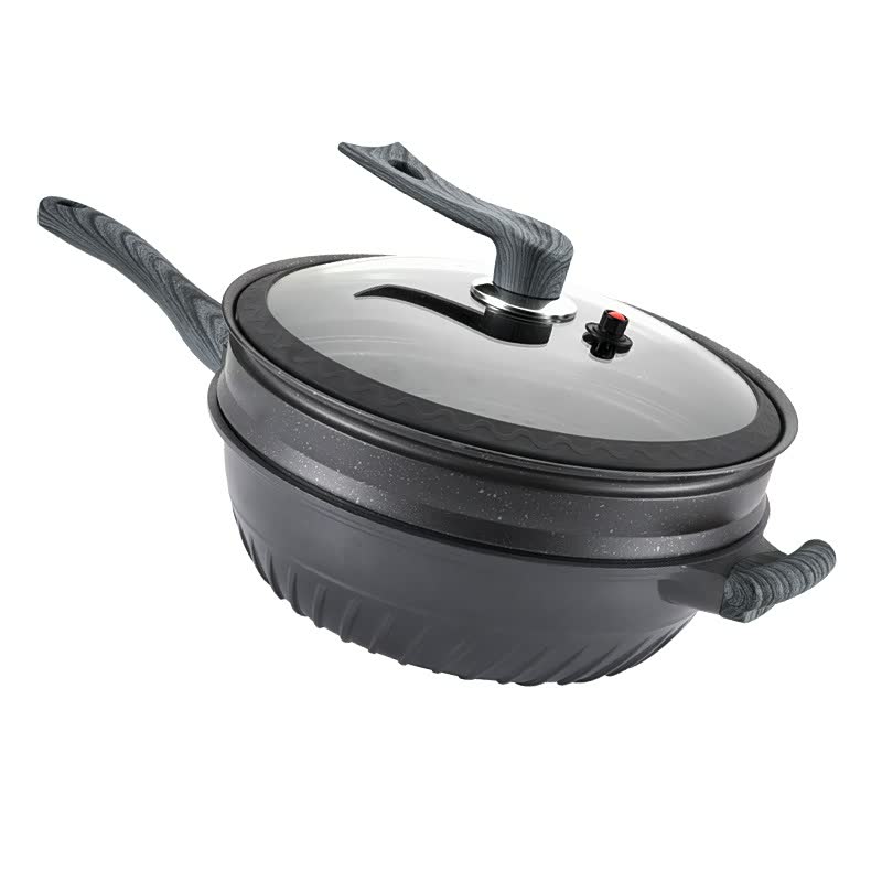 Stone Vacuum Frying Pan Steamer Pan