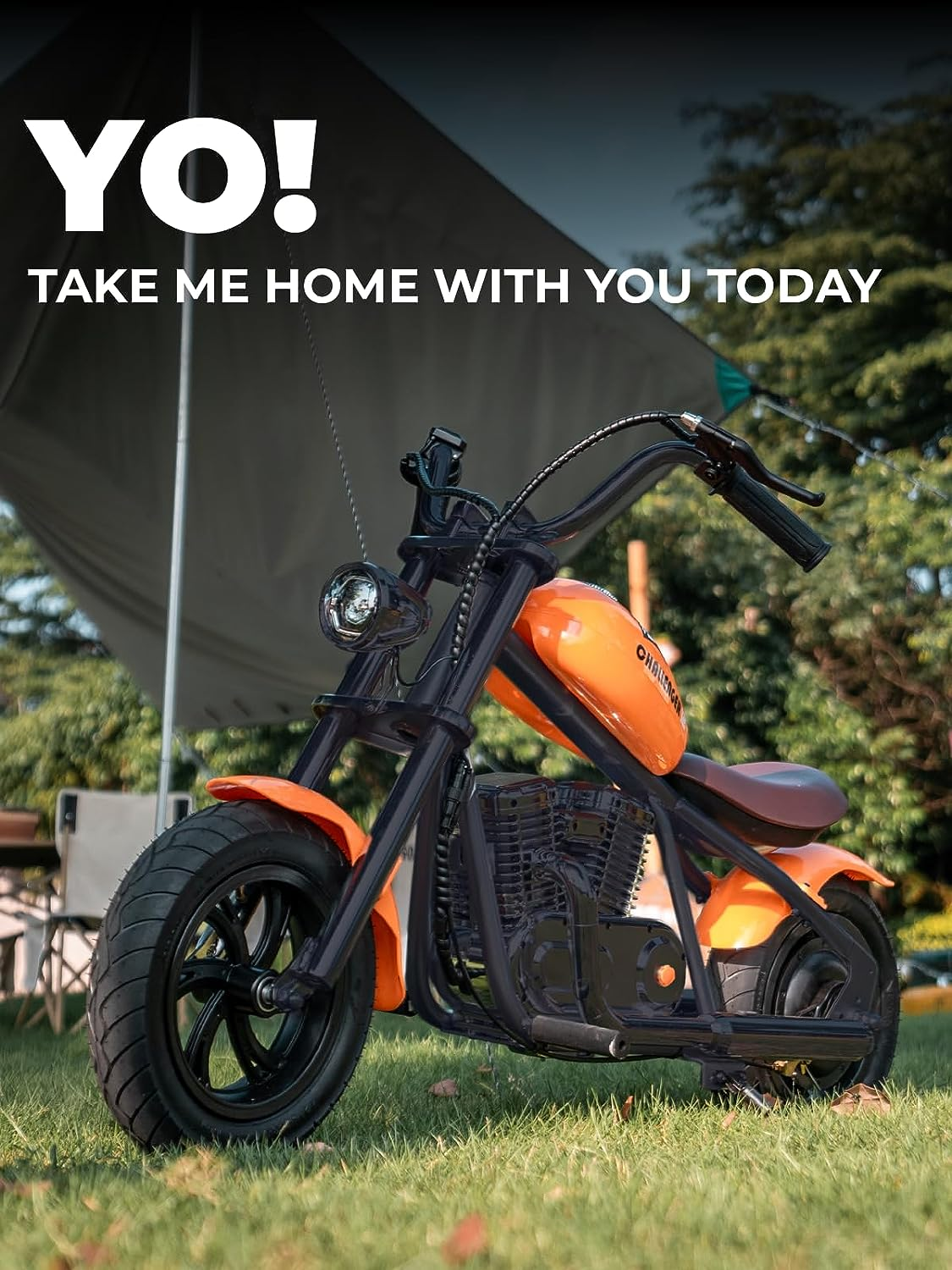 Last Day For Clearance-Kids Electric Motorcycle With Colorful Ambient Light