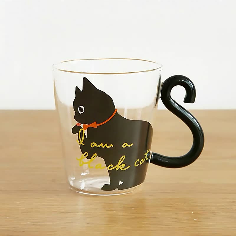 Cat Glass Cup Water Cup Breakfast Milk Cup Coffee Cup