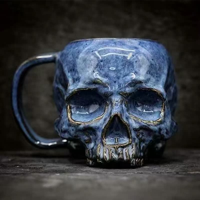 Resin Skull Cup Crafts Decoration Delicate Beautiful Exquisite Skull Cool Fashion