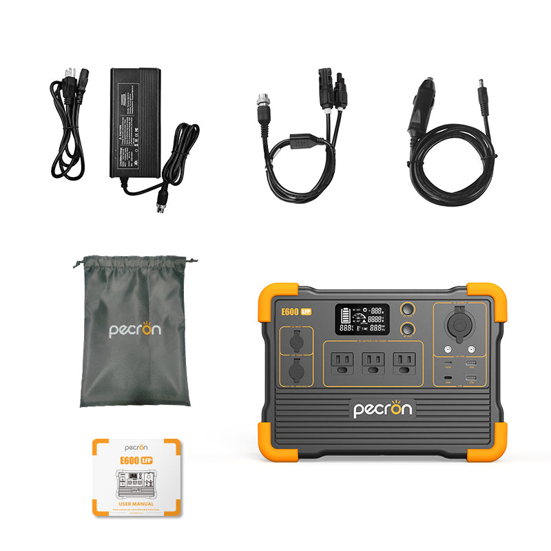 PECRON E600LFP Portable Power Station 1200W 614Wh LiFePo4