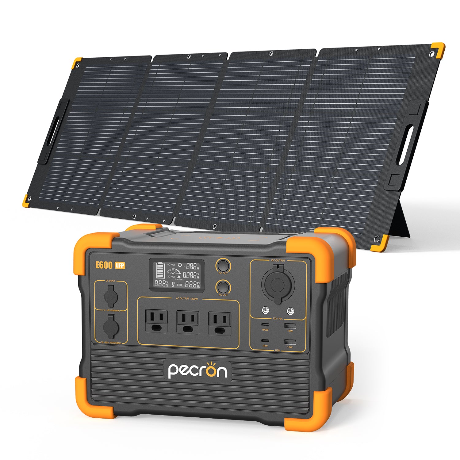 PECRON E600LFP Portable Power Station 1200W 614Wh LiFePo4