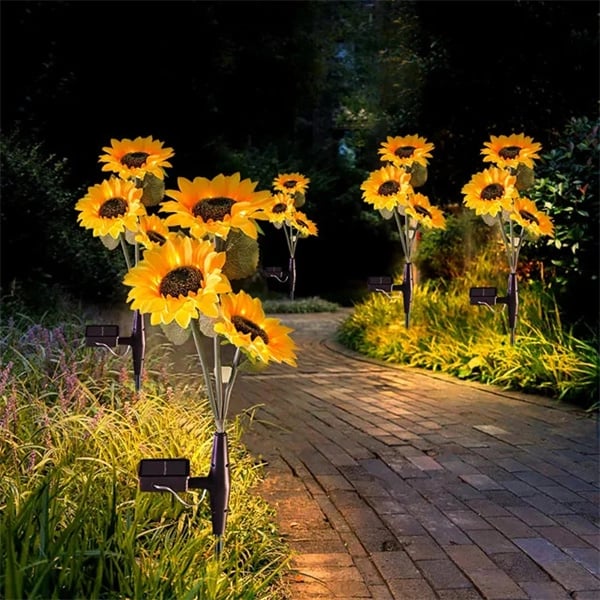 🌻Last Day 49% Off-- Waterproof Solar Sunflower Light 