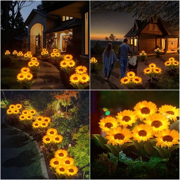 🌻Last Day 49% Off-- Waterproof Solar Sunflower Light 