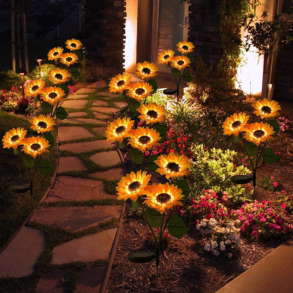 🌻Last Day 49% Off-- Waterproof Solar Sunflower Light 