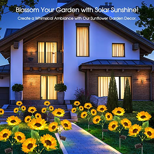 🌻Last Day 49% Off-- Waterproof Solar Sunflower Light 