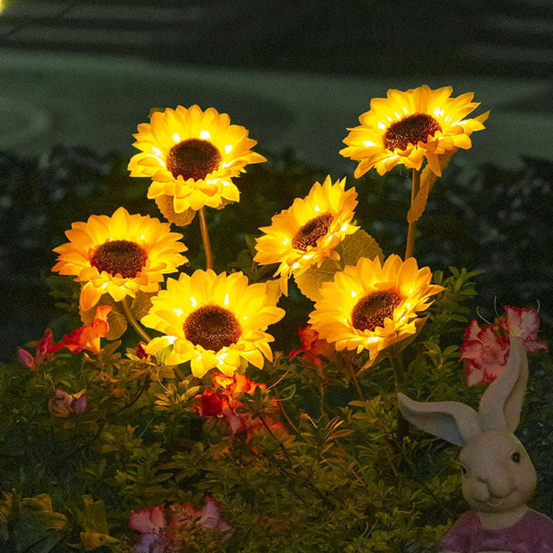 🌻Last Day 49% Off-- Waterproof Solar Sunflower Light 