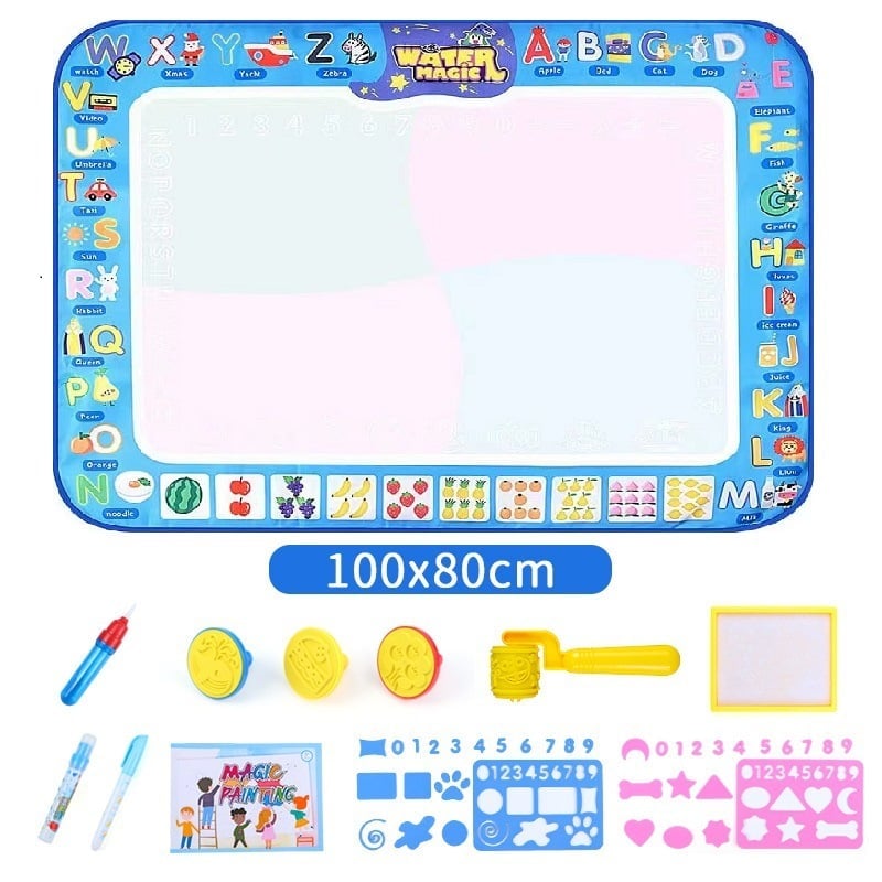 🔥Last Day 49% OFF🔥Water Doodle Mat ,Aqua Painting Drawing Mat Mess Free Learning Toy Mat 