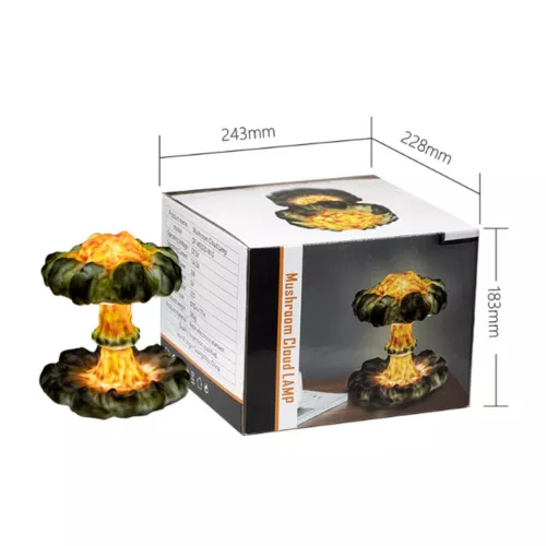 Creative 3D Mushroom Cloud Night Lamp