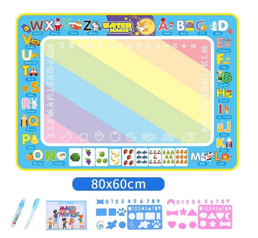 🔥Last Day 49% OFF🔥Water Doodle Mat ,Aqua Painting Drawing Mat Mess Free Learning Toy Mat 