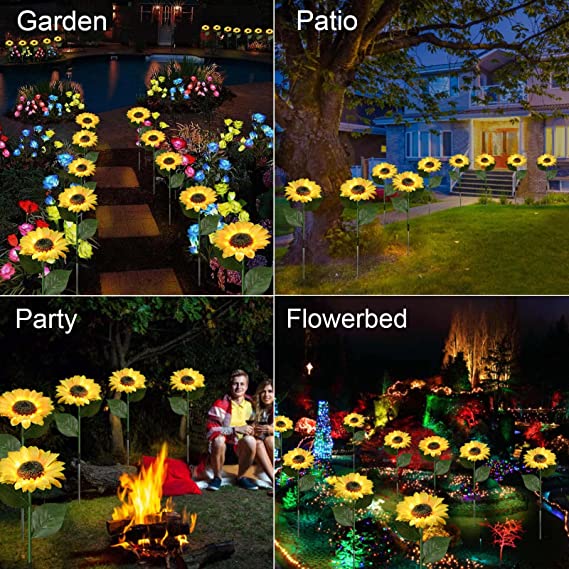 🌻Last Day 49% Off-- Waterproof Solar Sunflower Light 