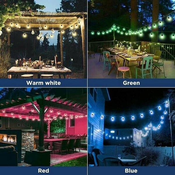 🎉Last Day 49% OFF🔥 - Waterproof Solar Powered LED Outdoor String Lights