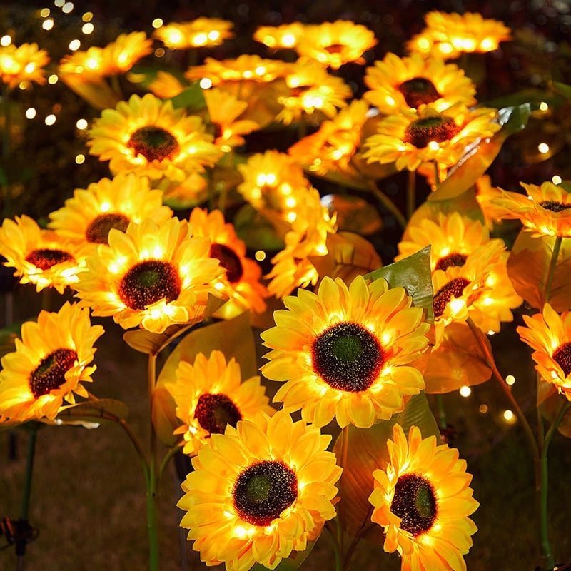 🌻Last Day 49% Off-- Waterproof Solar Sunflower Light 