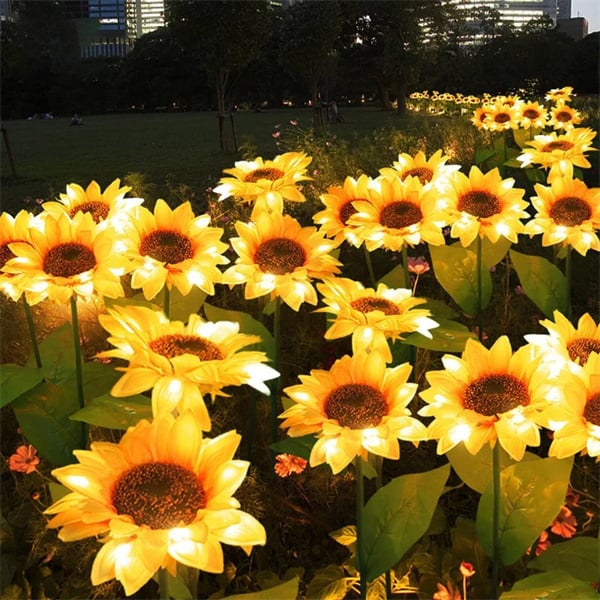 🌻Last Day 49% Off-- Waterproof Solar Sunflower Light 