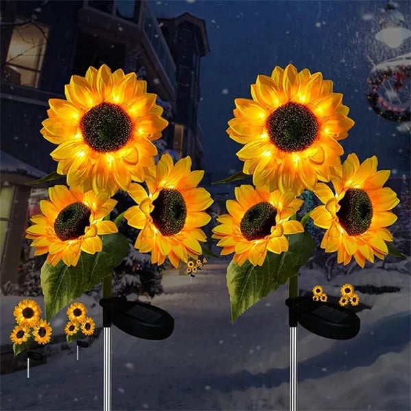 🌻Last Day 49% Off-- Waterproof Solar Sunflower Light 