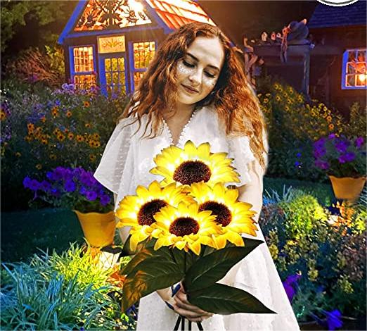 🌻Last Day 49% Off-- Waterproof Solar Sunflower Light 