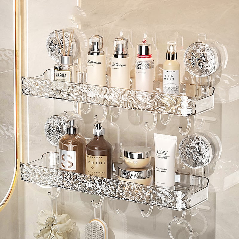 49% OFF - Light luxury style punch-free storage rack