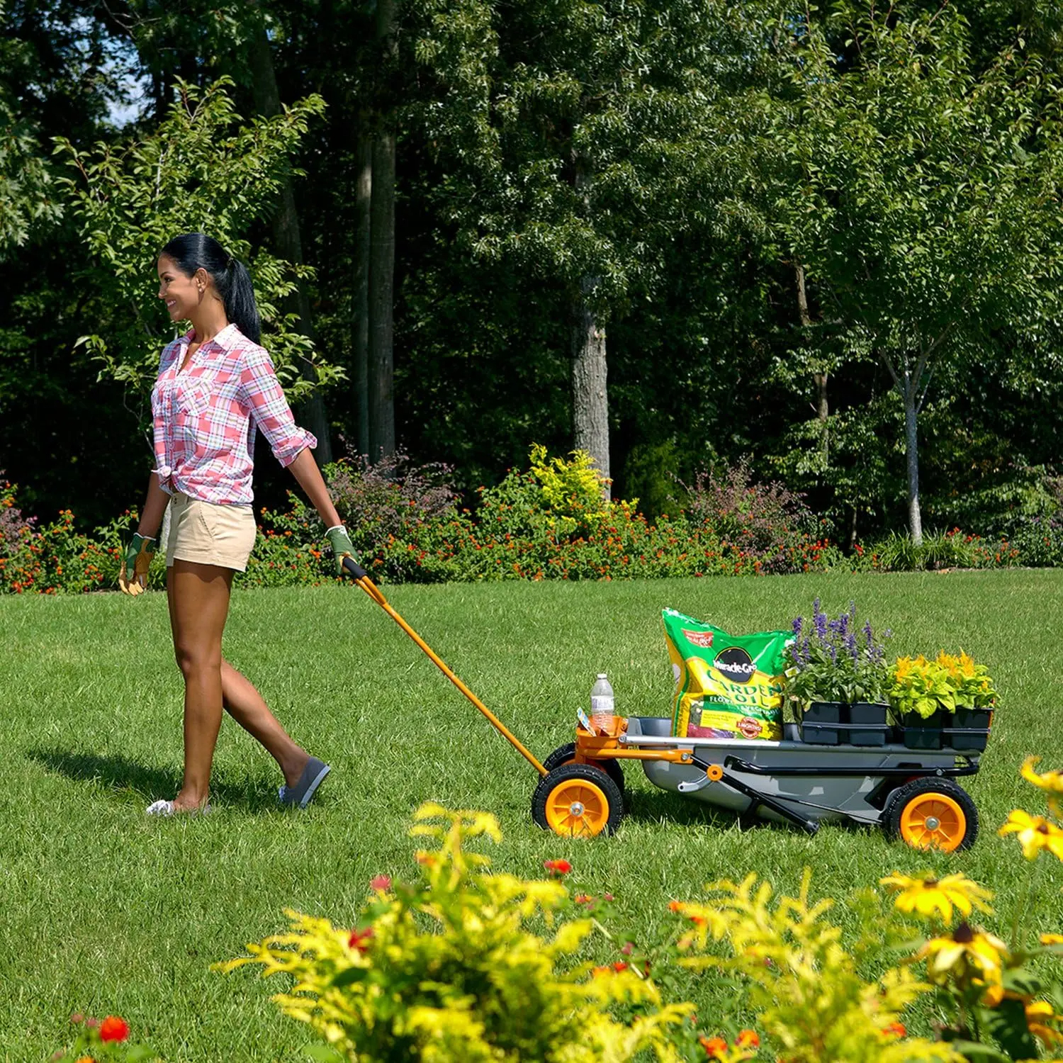 🔥HOT SALE🔥 Multi-purpose 8-in-1 Patio Car/Wheelbarrow