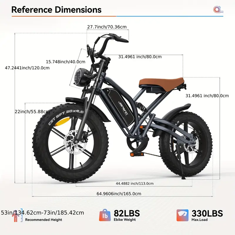 Electric bike 20 inches x 4.0 adult electric bike