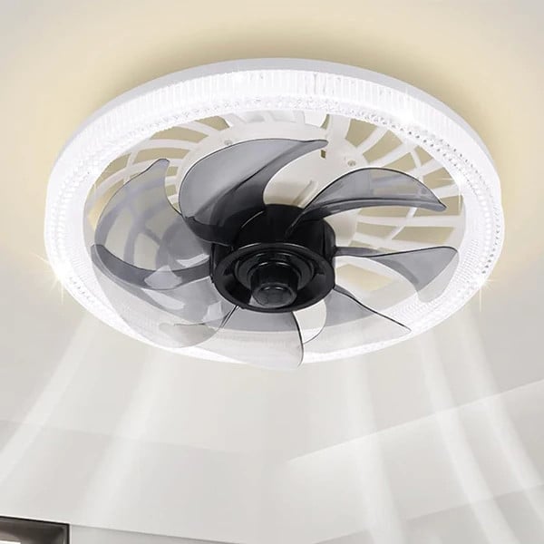 Ceiling fan with remote control light