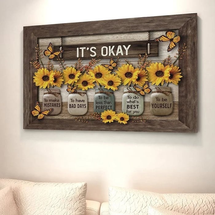 Last Day 70% OFF🌻Butterfly Sunflowers Wall Art