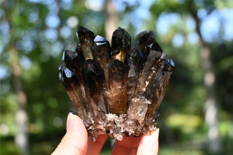 【🎁🎅 Special 70% OFF🎅】2025 New Natural Smoky Quartz Cluster ，Crystal gift🎁