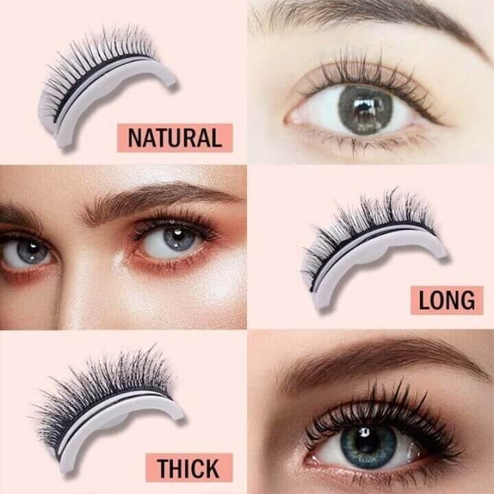 Waterproof & Reusable Self-Adhesive Eyelashes