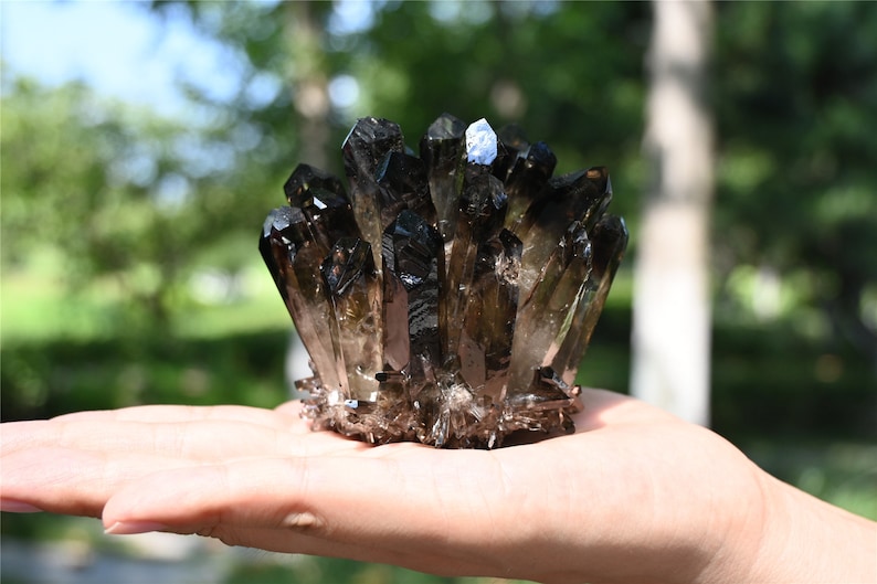 【🎁🎅 Special 70% OFF🎅】2025 New Natural Smoky Quartz Cluster ，Crystal gift🎁