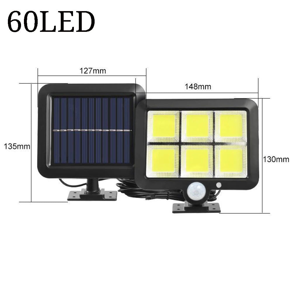 Solar Lamp Outdoor Flood Security Lamp With Remote