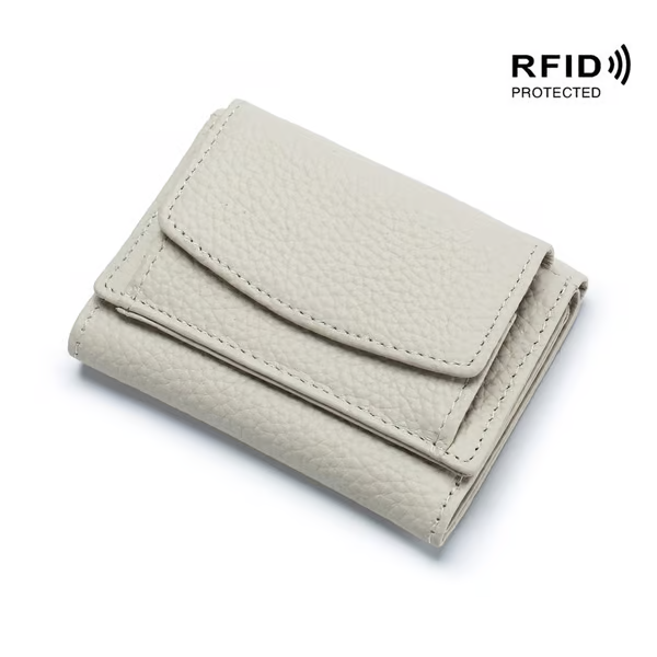 【Buy 1 Get 2 Free】✨Hot Sale✨👛2024 New Top Grain Genuine Leather RFID Blocking Card Holder Organizer Pocket Mini Wallet❗Blocking protection. Prevents hackers to steal your privacy and credit card numbers.💖