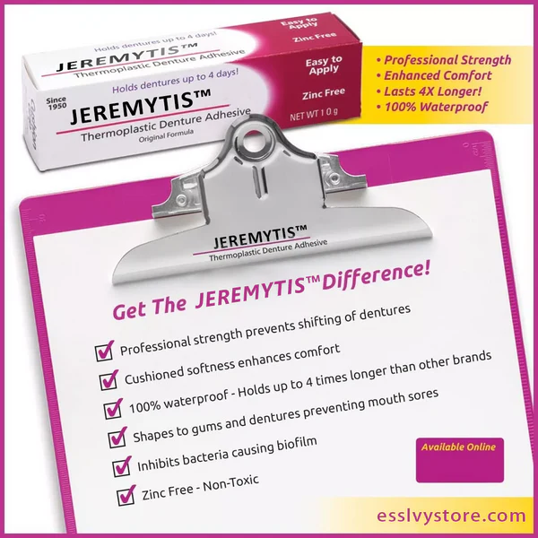 (🔥Buy 1 Get 2 Free)[Official Brand Store]JEREMYTIS™ Thermoplastic Denture Adhesive