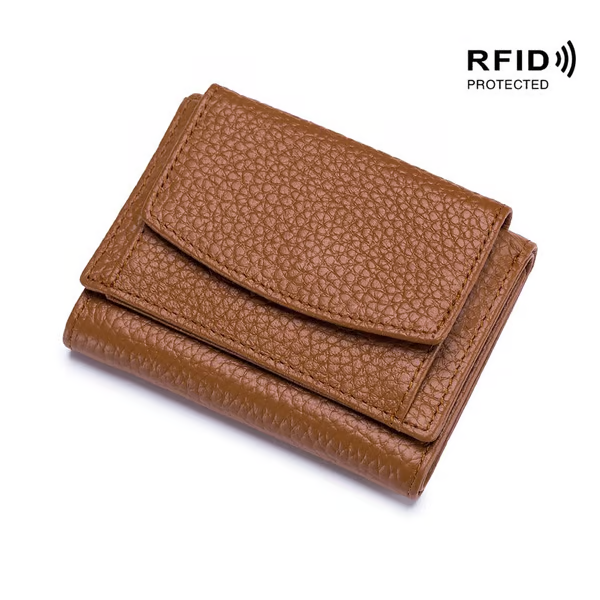 【Buy 1 Get 2 Free】✨Hot Sale✨👛2024 New Top Grain Genuine Leather RFID Blocking Card Holder Organizer Pocket Mini Wallet❗Blocking protection. Prevents hackers to steal your privacy and credit card numbers.💖