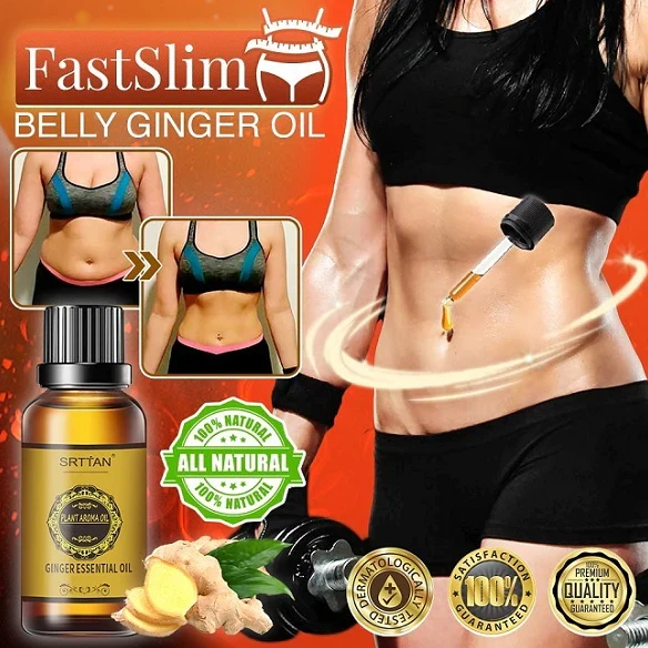 🌿Natural Belly Drainage Ginger Oil✨-❗It has helped 67,300 fat people lose weight successfully🔥