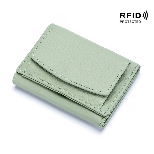 【Buy 1 Get 2 Free】✨Hot Sale✨👛2024 New Top Grain Genuine Leather RFID Blocking Card Holder Organizer Pocket Mini Wallet❗Blocking protection. Prevents hackers to steal your privacy and credit card numbers.💖