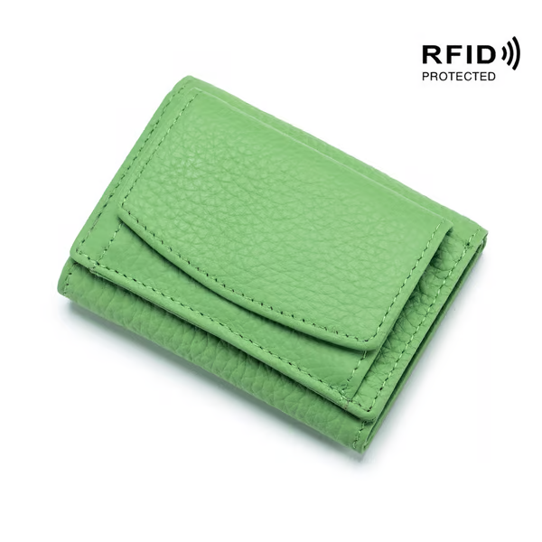 【Buy 1 Get 2 Free】✨Hot Sale✨👛2024 New Top Grain Genuine Leather RFID Blocking Card Holder Organizer Pocket Mini Wallet❗Blocking protection. Prevents hackers to steal your privacy and credit card numbers.💖