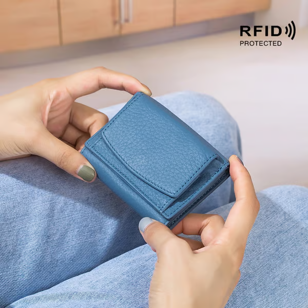 【Buy 1 Get 2 Free】✨Hot Sale✨👛2024 New Top Grain Genuine Leather RFID Blocking Card Holder Organizer Pocket Mini Wallet❗Blocking protection. Prevents hackers to steal your privacy and credit card numbers.💖