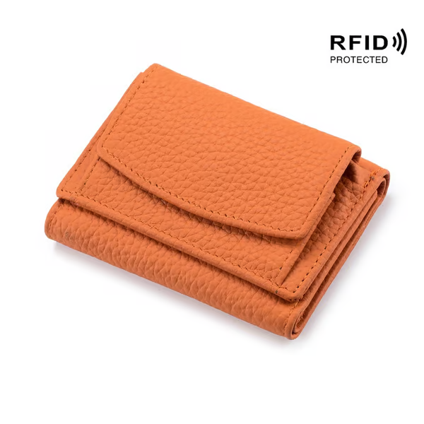 【Buy 1 Get 2 Free】✨Hot Sale✨👛2024 New Top Grain Genuine Leather RFID Blocking Card Holder Organizer Pocket Mini Wallet❗Blocking protection. Prevents hackers to steal your privacy and credit card numbers.💖