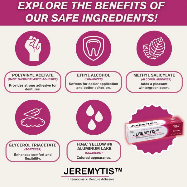 (🔥Buy 1 Get 2 Free)[Official Brand Store]JEREMYTIS™ Thermoplastic Denture Adhesive