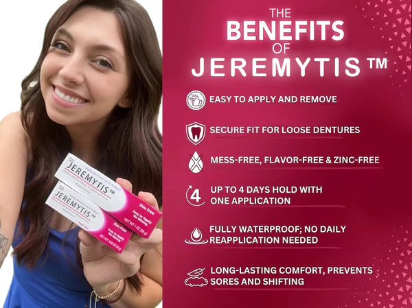 (🔥Buy 1 Get 2 Free)[Official Brand Store]JEREMYTIS™ Thermoplastic Denture Adhesive