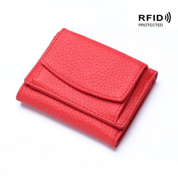 【Buy 1 Get 2 Free】✨Hot Sale✨👛2024 New Top Grain Genuine Leather RFID Blocking Card Holder Organizer Pocket Mini Wallet❗Blocking protection. Prevents hackers to steal your privacy and credit card numbers.💖