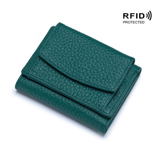 【Buy 1 Get 2 Free】✨Hot Sale✨👛2024 New Top Grain Genuine Leather RFID Blocking Card Holder Organizer Pocket Mini Wallet❗Blocking protection. Prevents hackers to steal your privacy and credit card numbers.💖