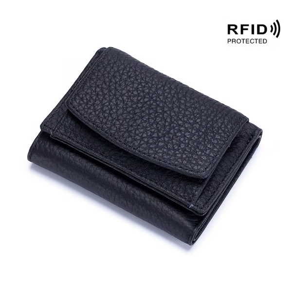 【Buy 1 Get 2 Free】✨Hot Sale✨👛2024 New Top Grain Genuine Leather RFID Blocking Card Holder Organizer Pocket Mini Wallet❗Blocking protection. Prevents hackers to steal your privacy and credit card numbers.💖