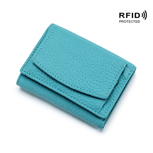 【Buy 1 Get 2 Free】✨Hot Sale✨👛2024 New Top Grain Genuine Leather RFID Blocking Card Holder Organizer Pocket Mini Wallet❗Blocking protection. Prevents hackers to steal your privacy and credit card numbers.💖