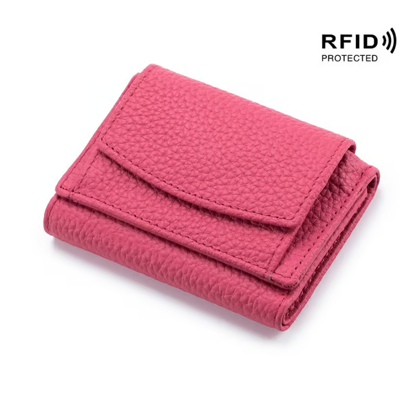 【Buy 1 Get 2 Free】✨Hot Sale✨👛2024 New Top Grain Genuine Leather RFID Blocking Card Holder Organizer Pocket Mini Wallet❗Blocking protection. Prevents hackers to steal your privacy and credit card numbers.💖