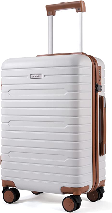 FIGESTIN Carry on luggage with Spinner Wheels